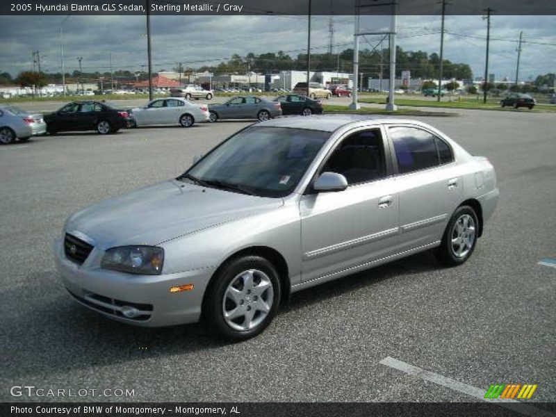 Sterling Metallic / Gray 2005 Hyundai Elantra GLS Sedan