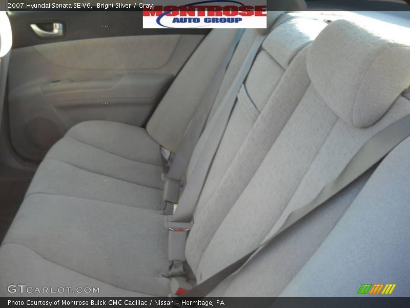 Bright Silver / Gray 2007 Hyundai Sonata SE V6