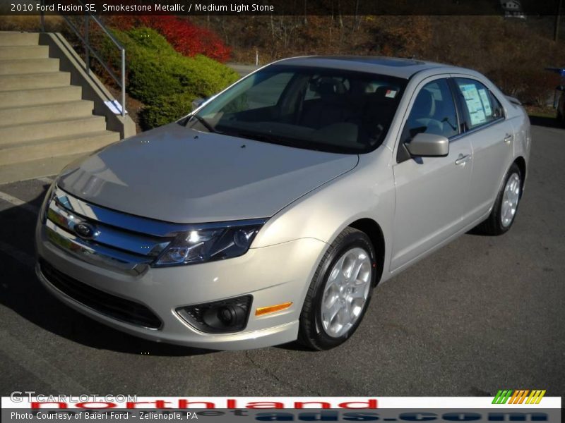 Smokestone Metallic / Medium Light Stone 2010 Ford Fusion SE