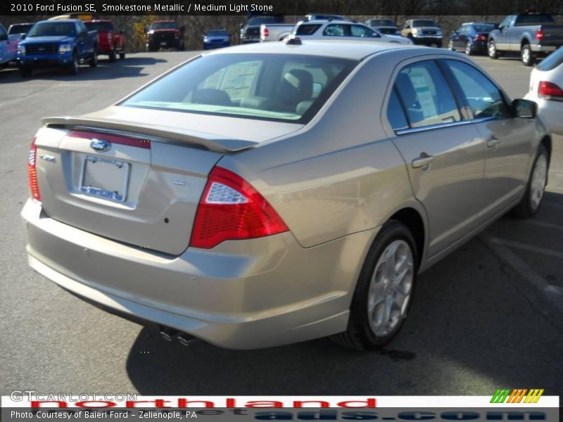 Smokestone Metallic / Medium Light Stone 2010 Ford Fusion SE