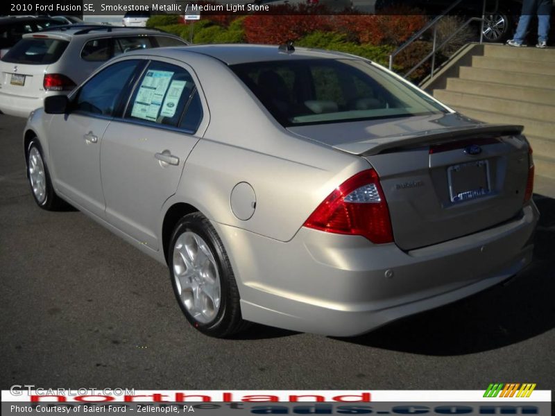 Smokestone Metallic / Medium Light Stone 2010 Ford Fusion SE