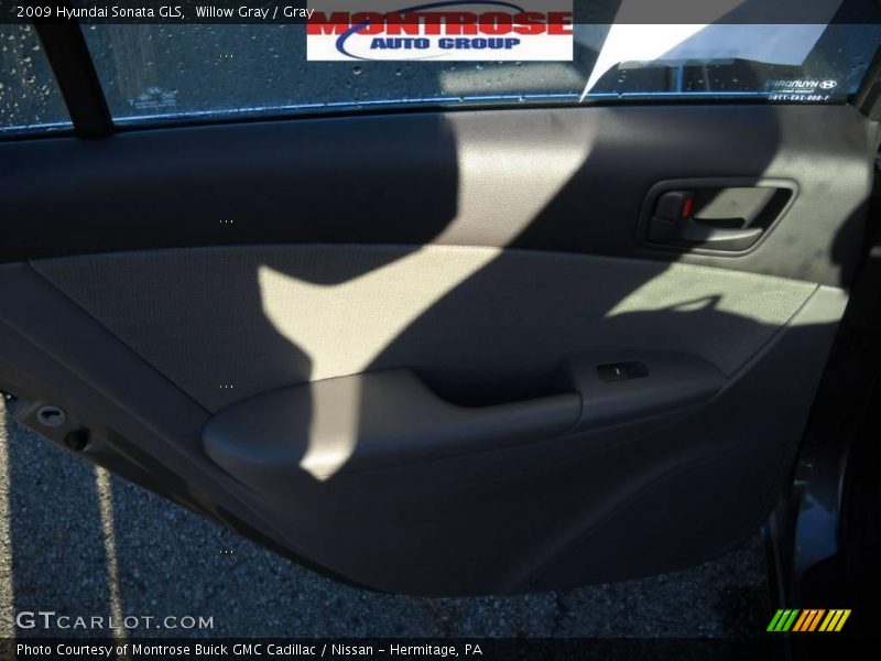 Willow Gray / Gray 2009 Hyundai Sonata GLS