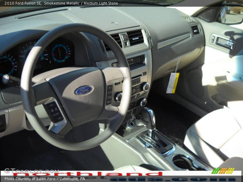 Smokestone Metallic / Medium Light Stone 2010 Ford Fusion SE