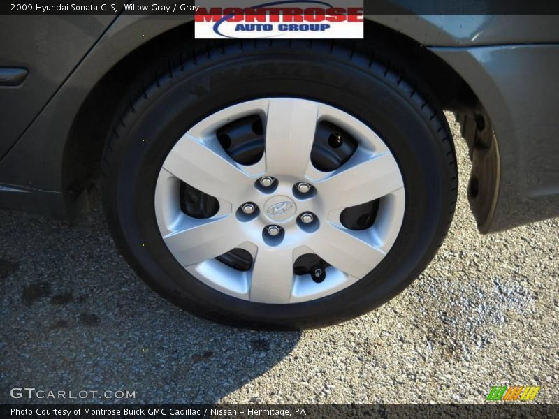 Willow Gray / Gray 2009 Hyundai Sonata GLS