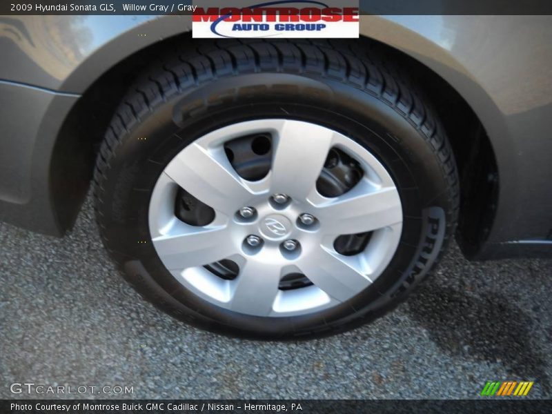Willow Gray / Gray 2009 Hyundai Sonata GLS
