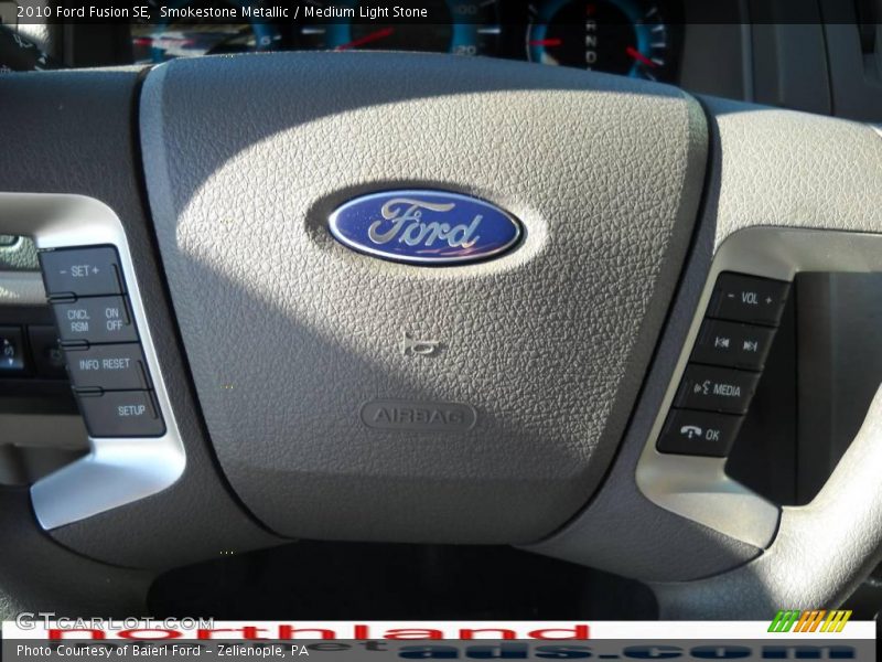 Smokestone Metallic / Medium Light Stone 2010 Ford Fusion SE