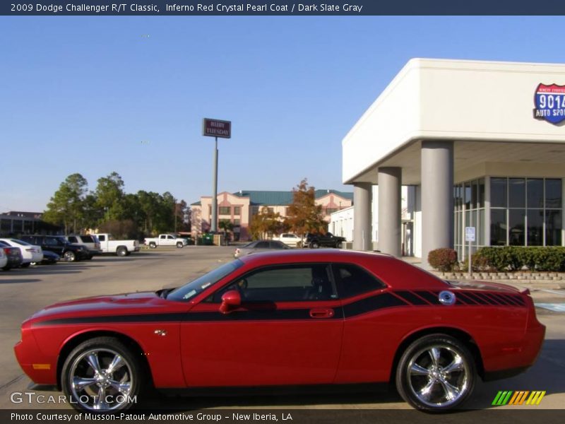 Inferno Red Crystal Pearl Coat / Dark Slate Gray 2009 Dodge Challenger R/T Classic