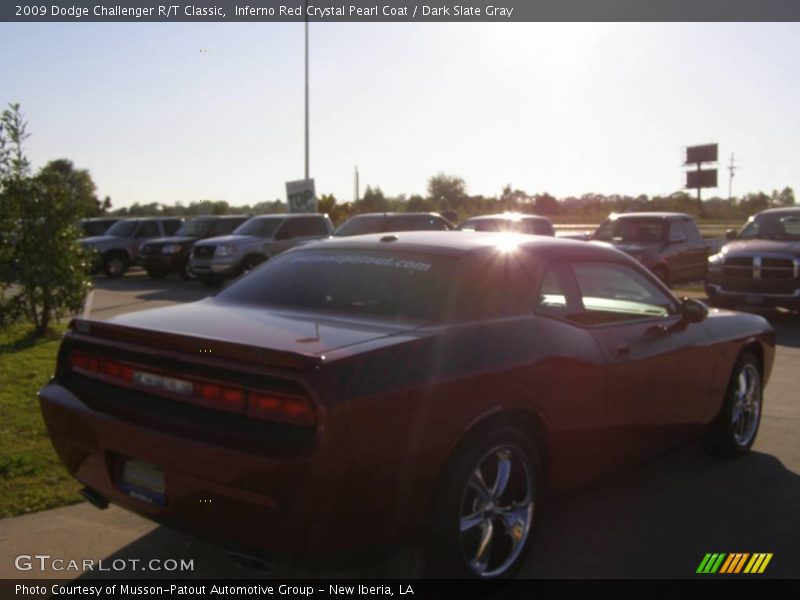 Inferno Red Crystal Pearl Coat / Dark Slate Gray 2009 Dodge Challenger R/T Classic