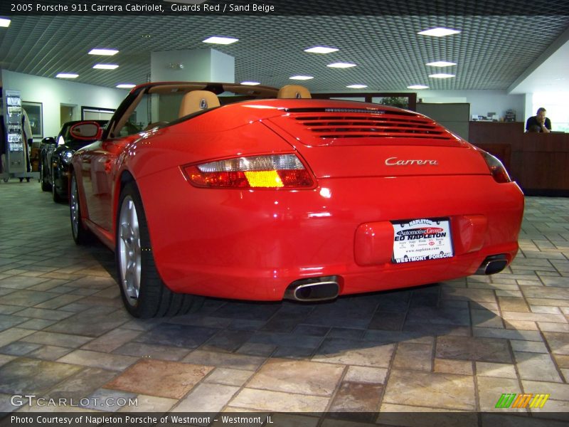 Guards Red / Sand Beige 2005 Porsche 911 Carrera Cabriolet