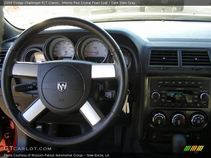 Inferno Red Crystal Pearl Coat / Dark Slate Gray 2009 Dodge Challenger R/T Classic