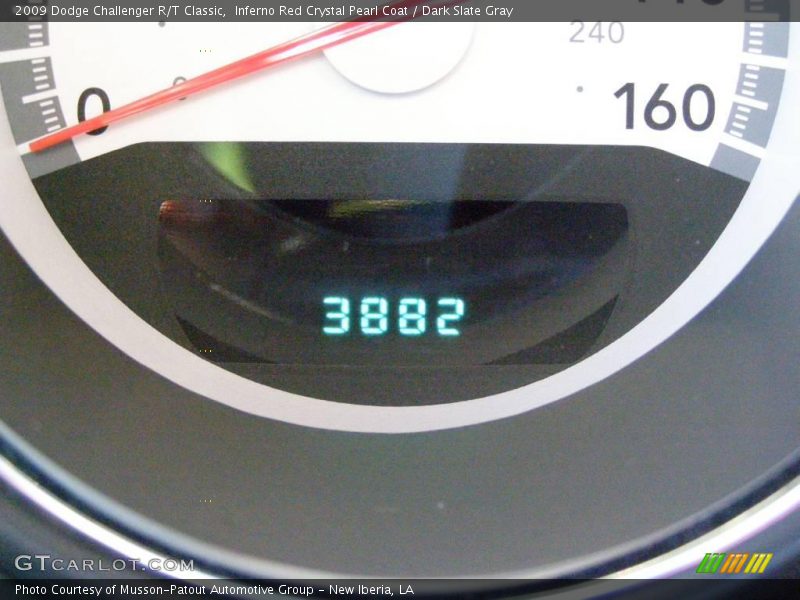 Inferno Red Crystal Pearl Coat / Dark Slate Gray 2009 Dodge Challenger R/T Classic