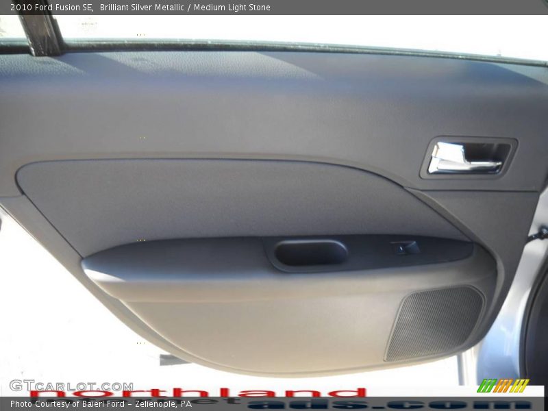 Brilliant Silver Metallic / Medium Light Stone 2010 Ford Fusion SE