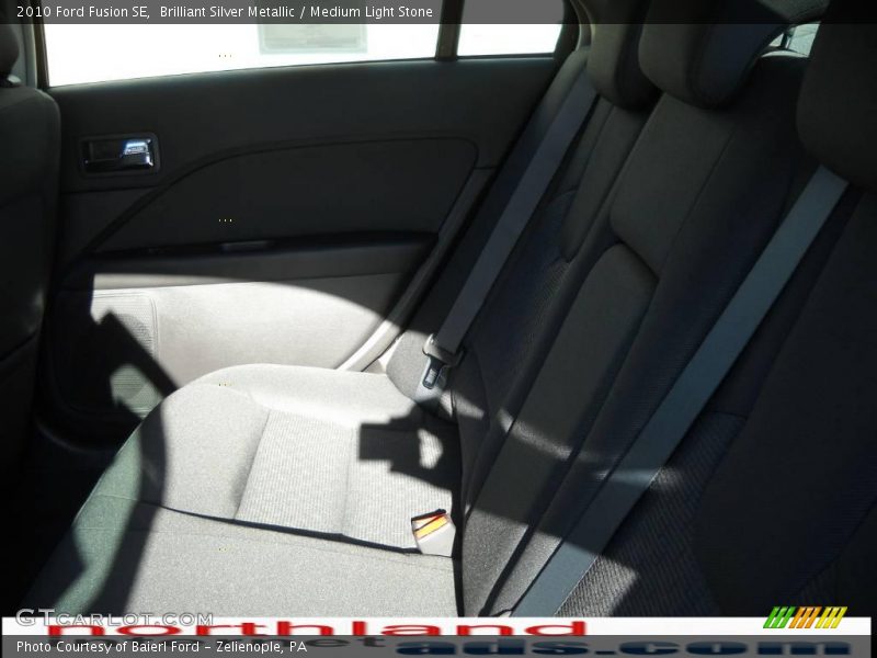 Brilliant Silver Metallic / Medium Light Stone 2010 Ford Fusion SE