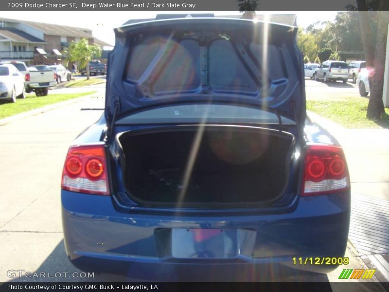 Deep Water Blue Pearl / Dark Slate Gray 2009 Dodge Charger SE