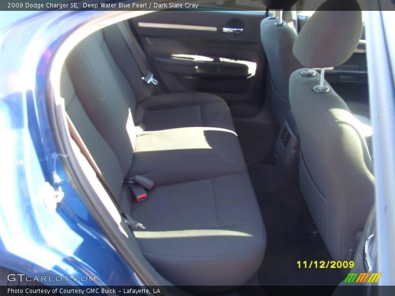 Deep Water Blue Pearl / Dark Slate Gray 2009 Dodge Charger SE