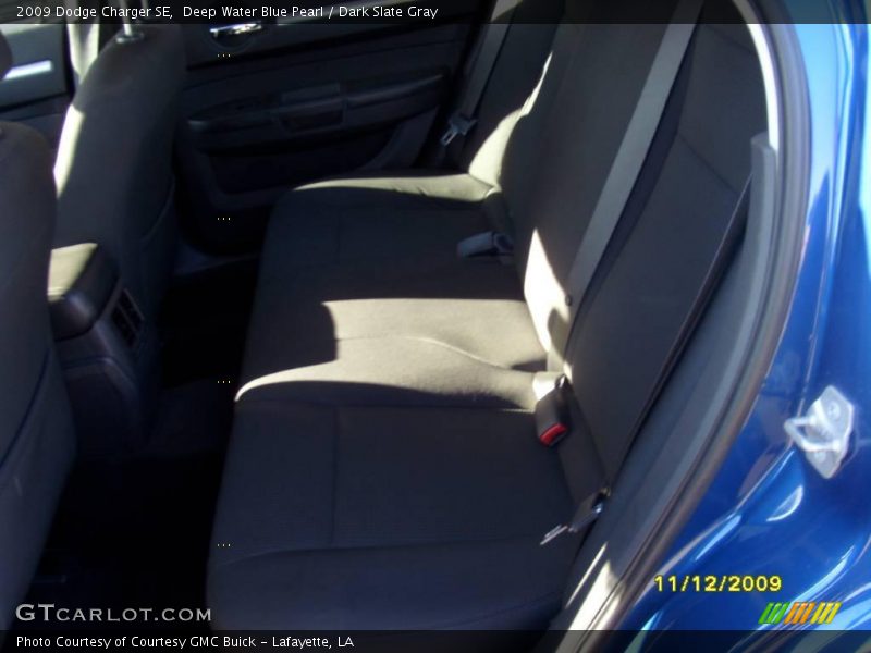 Deep Water Blue Pearl / Dark Slate Gray 2009 Dodge Charger SE