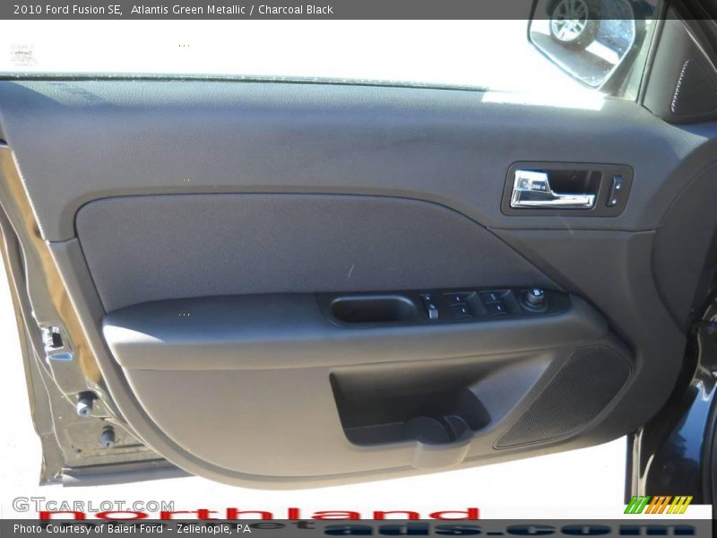 Atlantis Green Metallic / Charcoal Black 2010 Ford Fusion SE