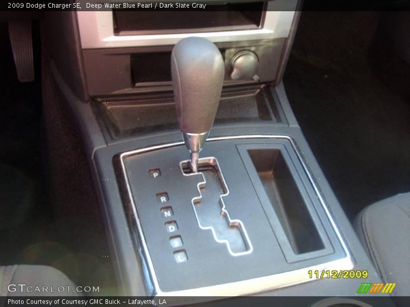Deep Water Blue Pearl / Dark Slate Gray 2009 Dodge Charger SE