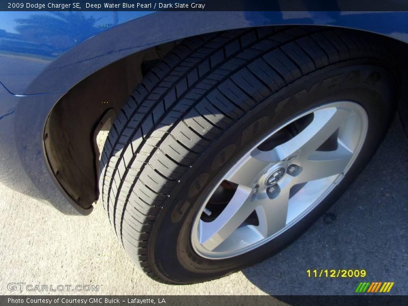 Deep Water Blue Pearl / Dark Slate Gray 2009 Dodge Charger SE