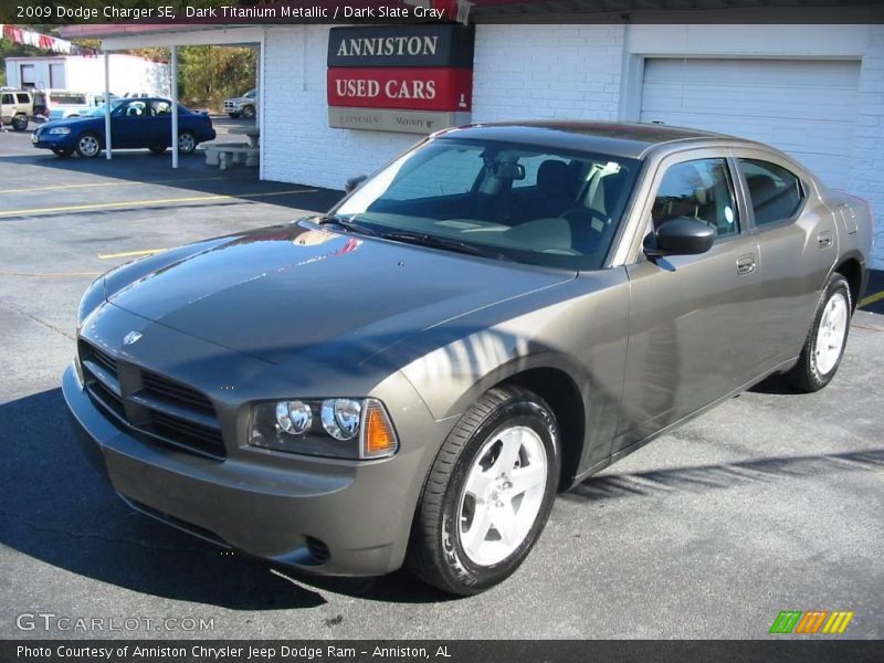 Dark Titanium Metallic / Dark Slate Gray 2009 Dodge Charger SE