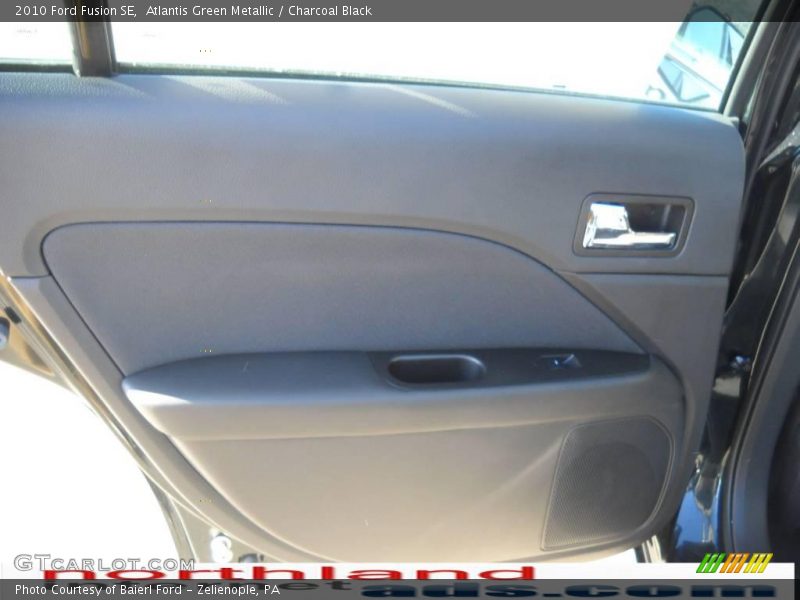 Atlantis Green Metallic / Charcoal Black 2010 Ford Fusion SE
