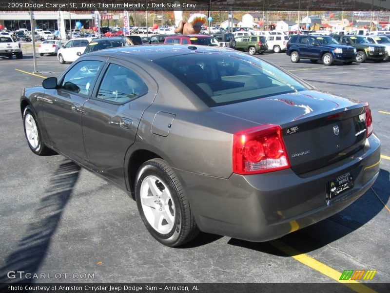 Dark Titanium Metallic / Dark Slate Gray 2009 Dodge Charger SE