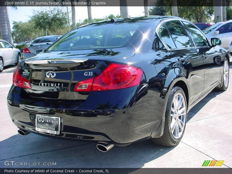 Black Obsidian / Graphite 2008 Infiniti G 35 Journey Sedan