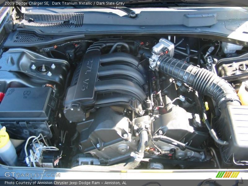 Dark Titanium Metallic / Dark Slate Gray 2009 Dodge Charger SE