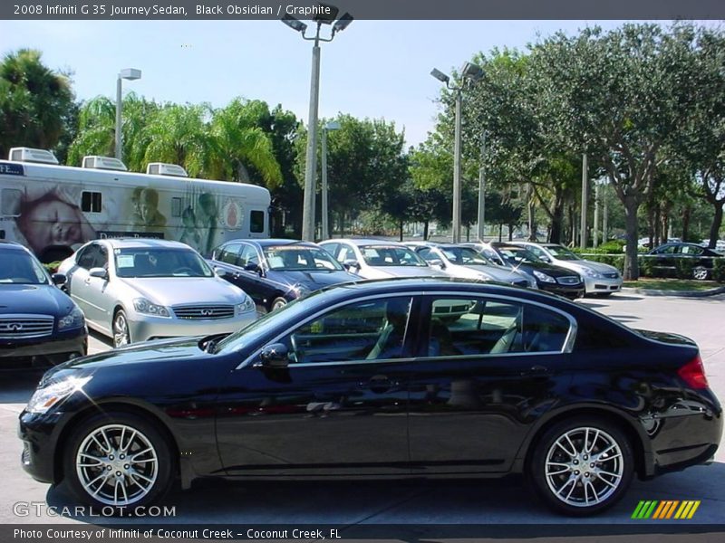 Black Obsidian / Graphite 2008 Infiniti G 35 Journey Sedan