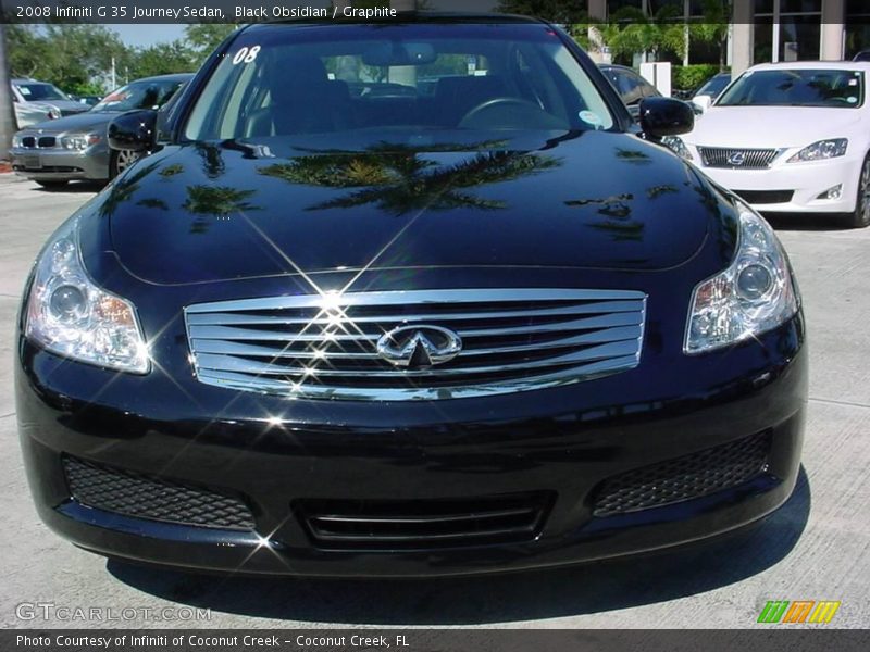 Black Obsidian / Graphite 2008 Infiniti G 35 Journey Sedan