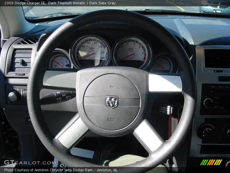 Dark Titanium Metallic / Dark Slate Gray 2009 Dodge Charger SE