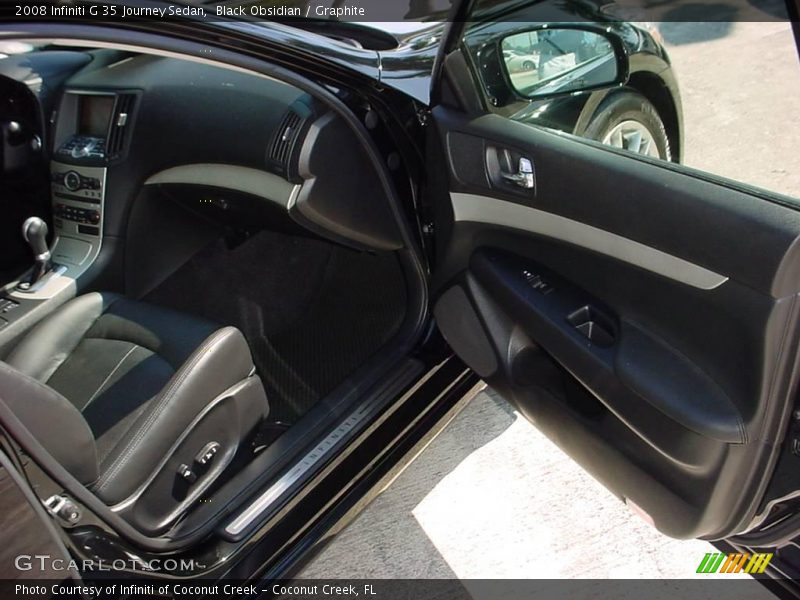 Black Obsidian / Graphite 2008 Infiniti G 35 Journey Sedan