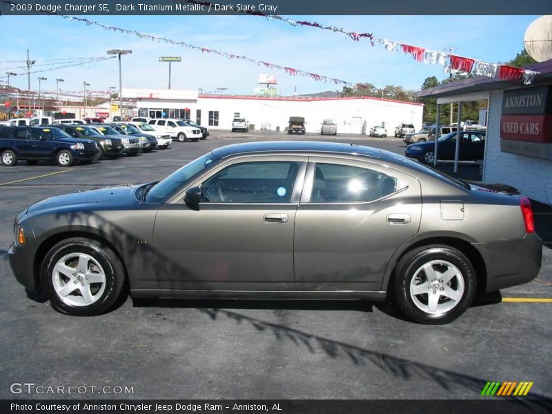 Dark Titanium Metallic / Dark Slate Gray 2009 Dodge Charger SE