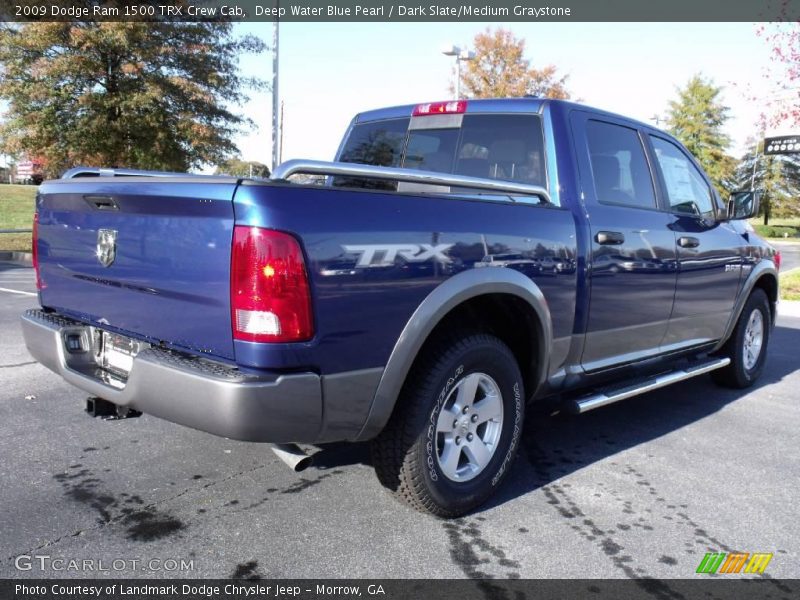 Deep Water Blue Pearl / Dark Slate/Medium Graystone 2009 Dodge Ram 1500 TRX Crew Cab