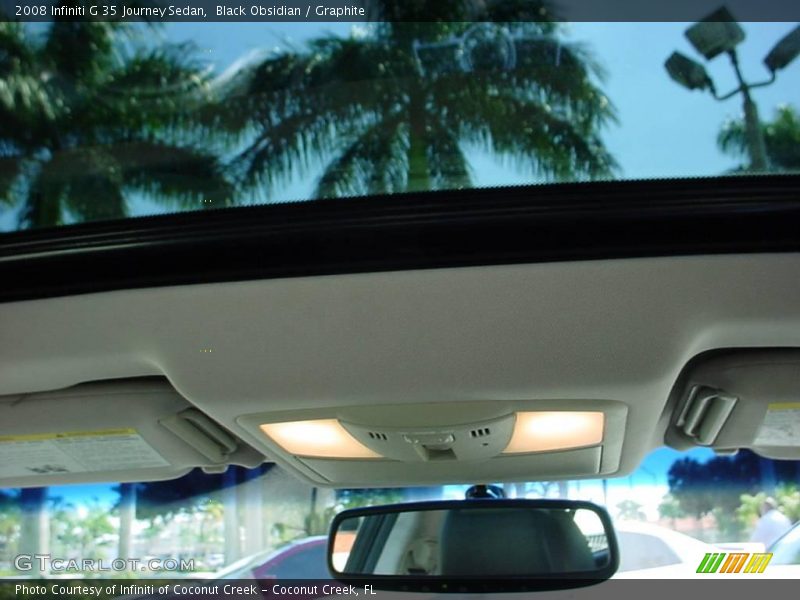 Black Obsidian / Graphite 2008 Infiniti G 35 Journey Sedan