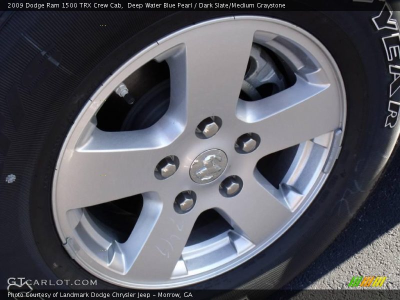Deep Water Blue Pearl / Dark Slate/Medium Graystone 2009 Dodge Ram 1500 TRX Crew Cab