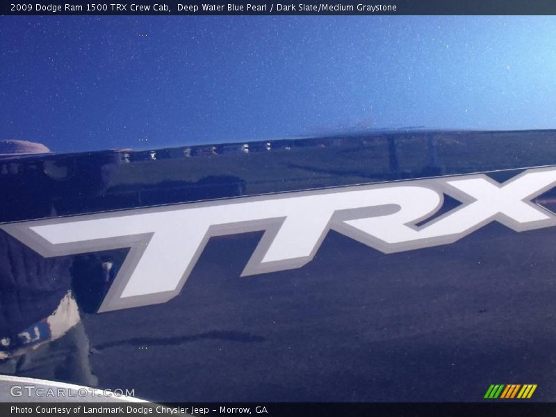 Deep Water Blue Pearl / Dark Slate/Medium Graystone 2009 Dodge Ram 1500 TRX Crew Cab