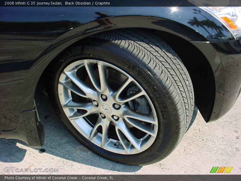 Black Obsidian / Graphite 2008 Infiniti G 35 Journey Sedan