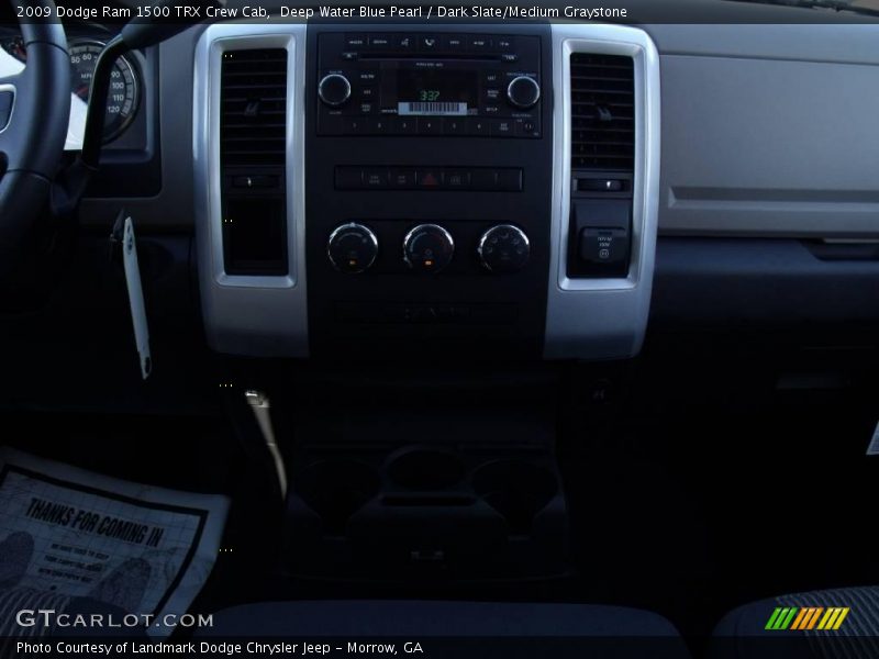 Deep Water Blue Pearl / Dark Slate/Medium Graystone 2009 Dodge Ram 1500 TRX Crew Cab