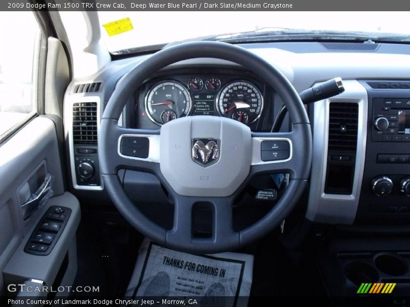 Deep Water Blue Pearl / Dark Slate/Medium Graystone 2009 Dodge Ram 1500 TRX Crew Cab