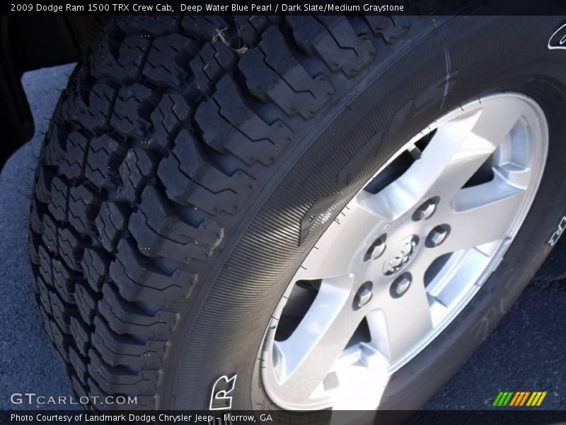 Deep Water Blue Pearl / Dark Slate/Medium Graystone 2009 Dodge Ram 1500 TRX Crew Cab