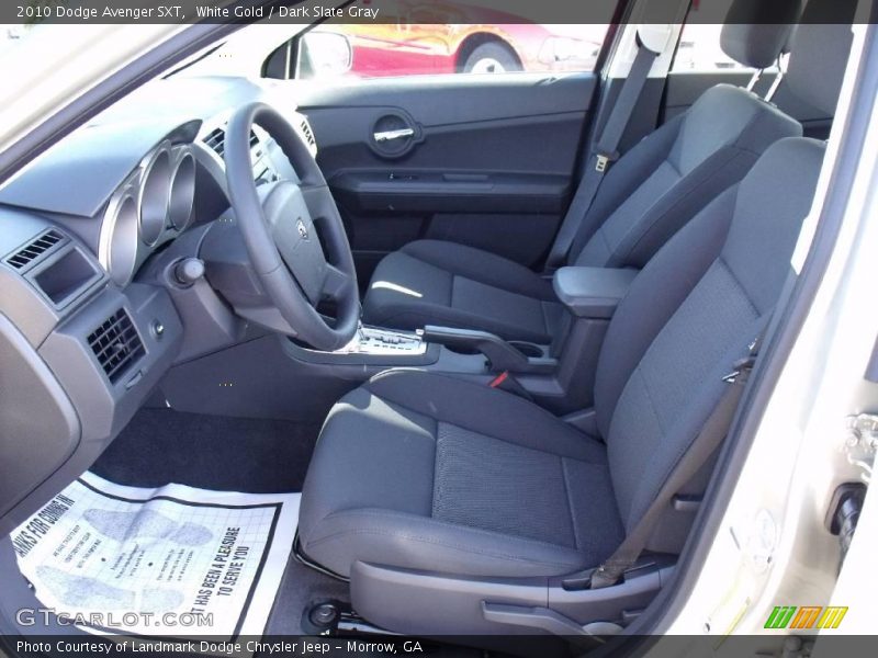 White Gold / Dark Slate Gray 2010 Dodge Avenger SXT