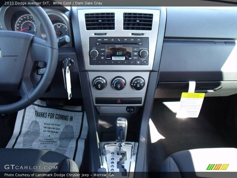 White Gold / Dark Slate Gray 2010 Dodge Avenger SXT
