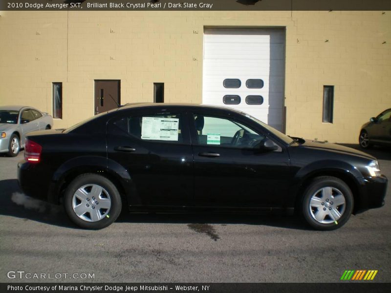 Brilliant Black Crystal Pearl / Dark Slate Gray 2010 Dodge Avenger SXT