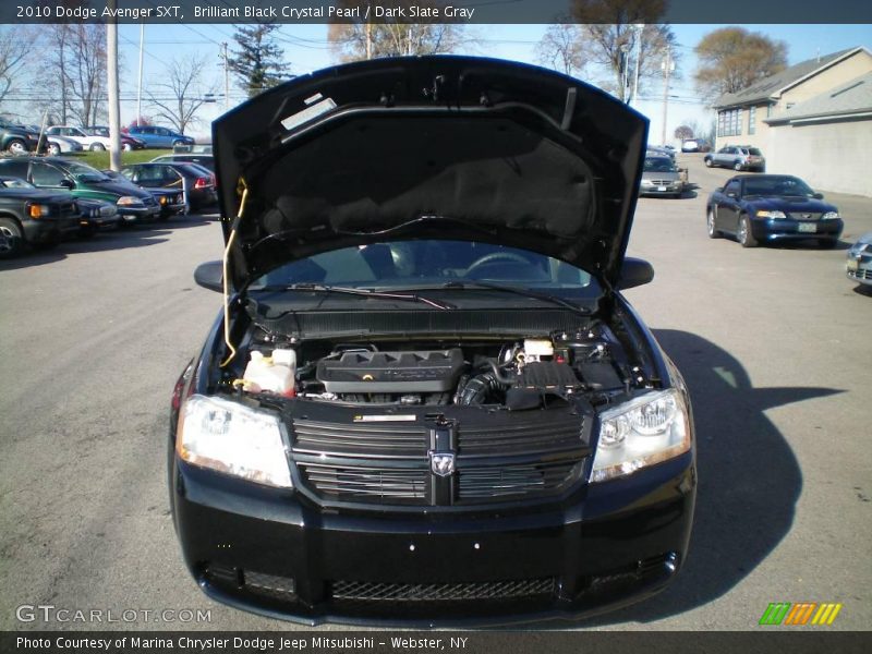 Brilliant Black Crystal Pearl / Dark Slate Gray 2010 Dodge Avenger SXT