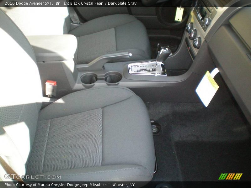 Brilliant Black Crystal Pearl / Dark Slate Gray 2010 Dodge Avenger SXT