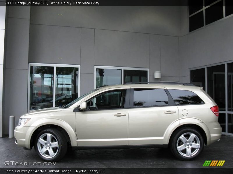 White Gold / Dark Slate Gray 2010 Dodge Journey SXT