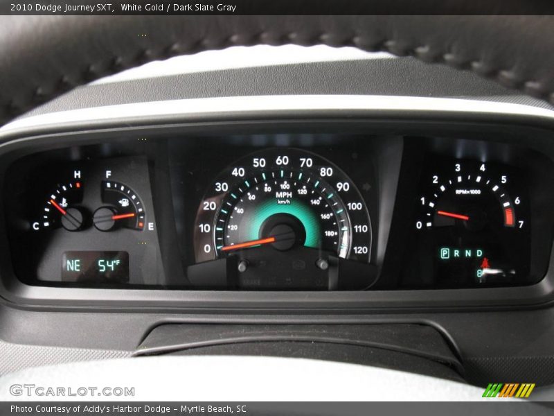 White Gold / Dark Slate Gray 2010 Dodge Journey SXT