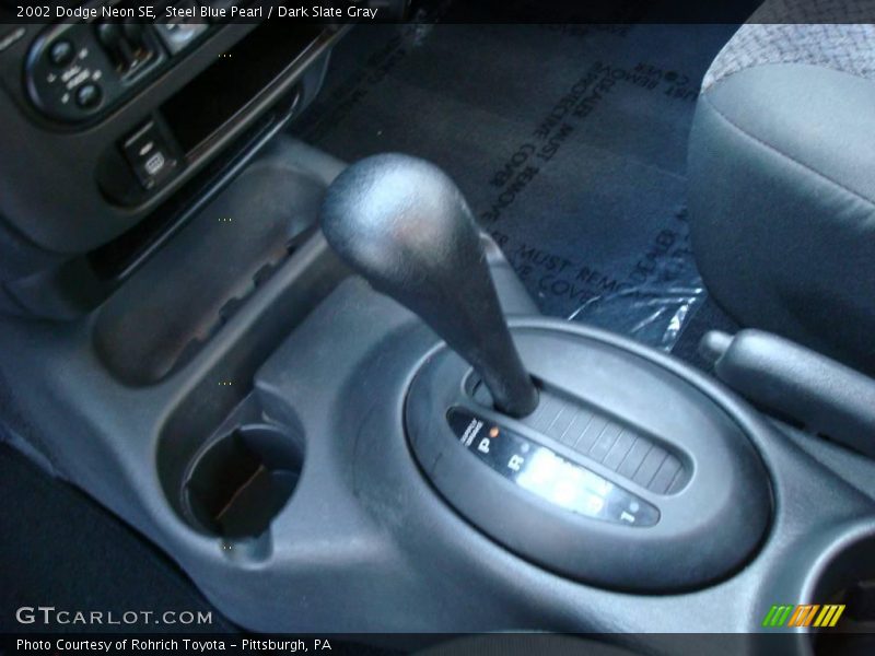 Steel Blue Pearl / Dark Slate Gray 2002 Dodge Neon SE