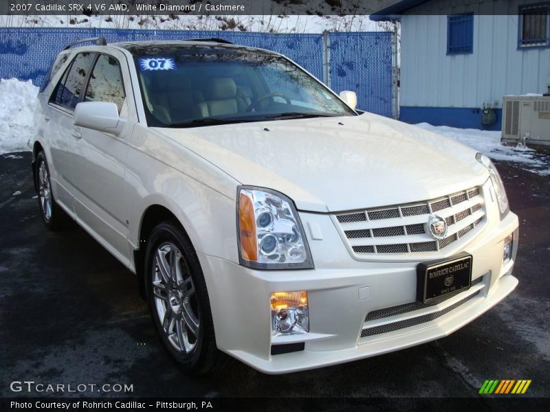 White Diamond / Cashmere 2007 Cadillac SRX 4 V6 AWD